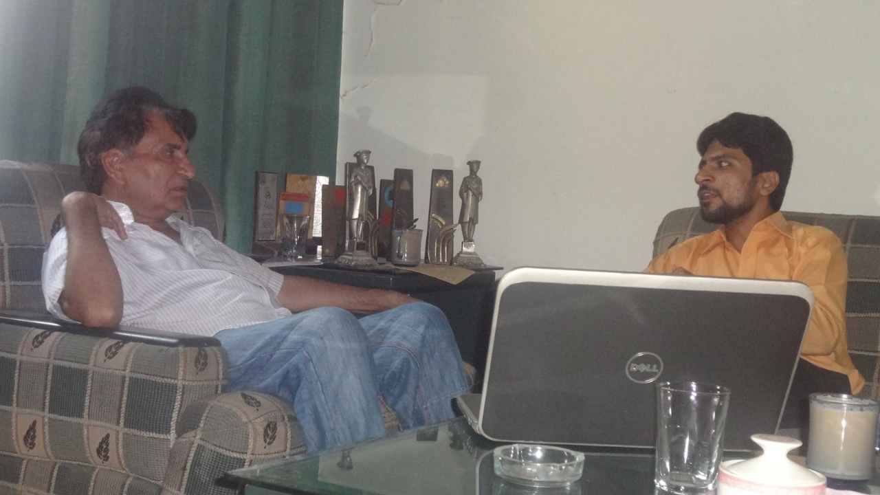 Image Of Kamran Hayat With Hafeez Tahir