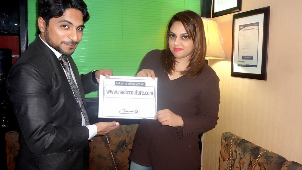 Image Of Kamran Hayat With Nadia Amnin