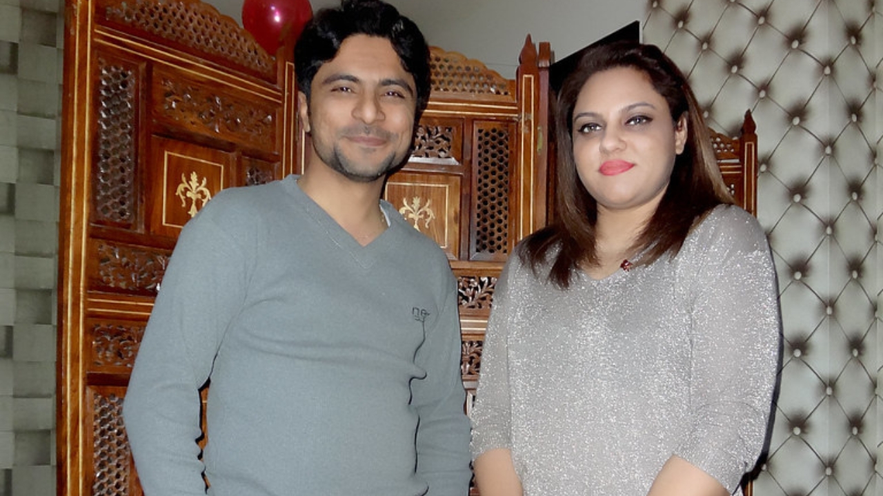 Image Of Kamran Hayat With Nadia Amnin