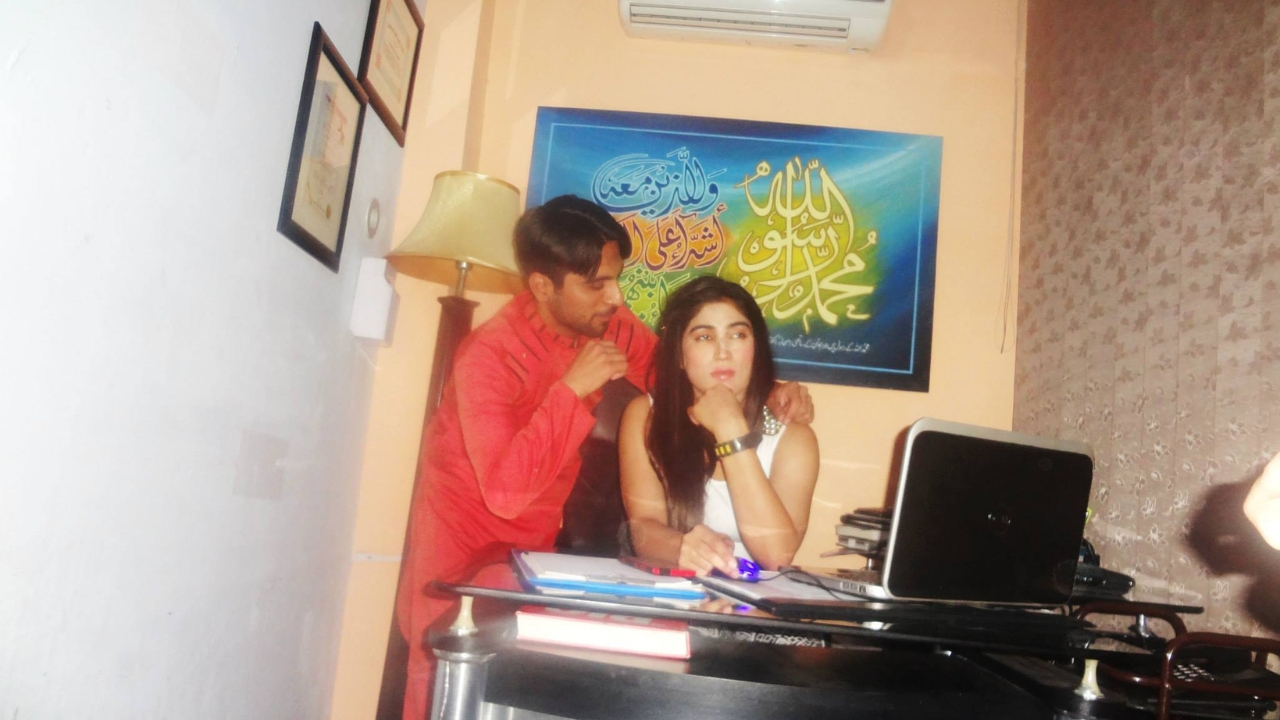 Image Of Kamran Hayat With Qndeel Baloch