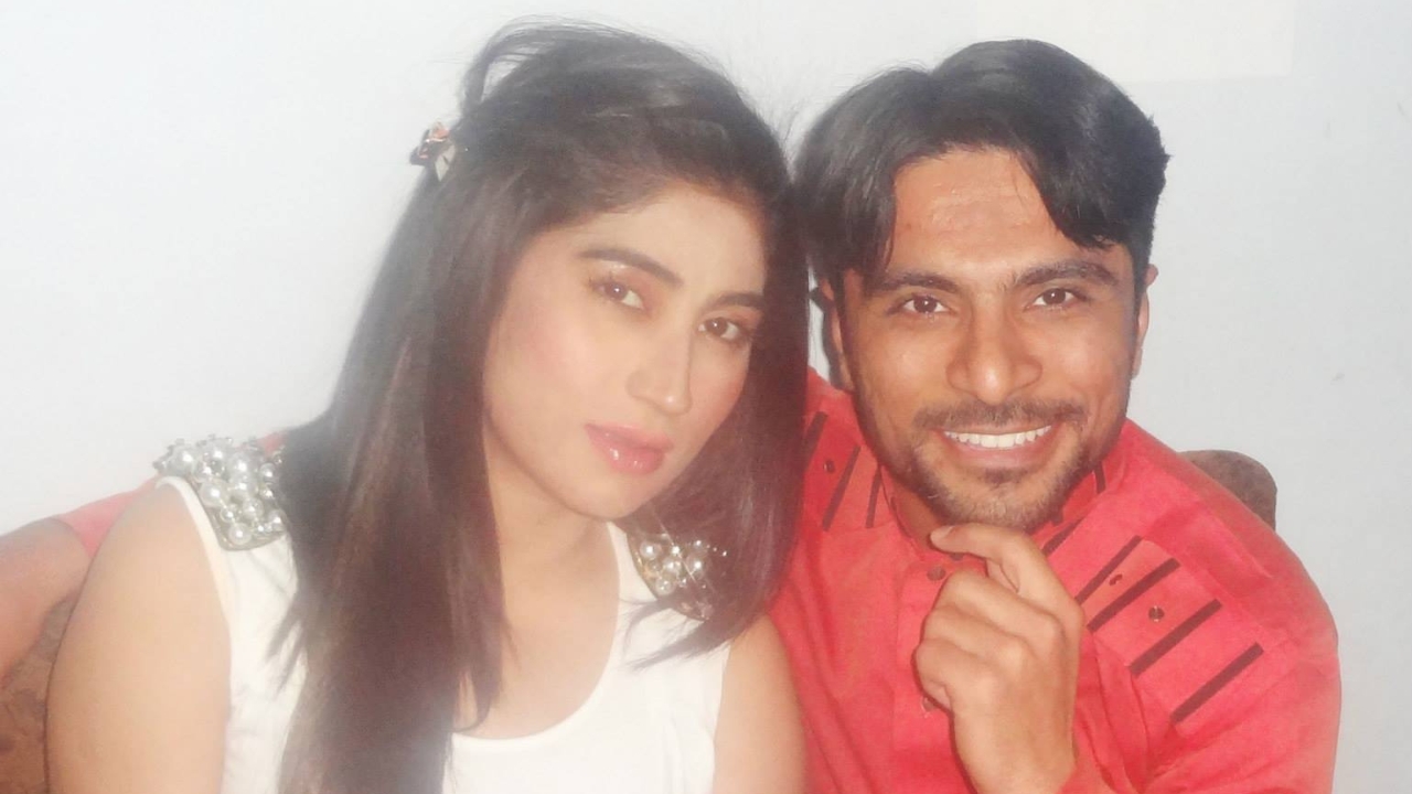 Image Of Kamran Hayat With Qndeel Baloch