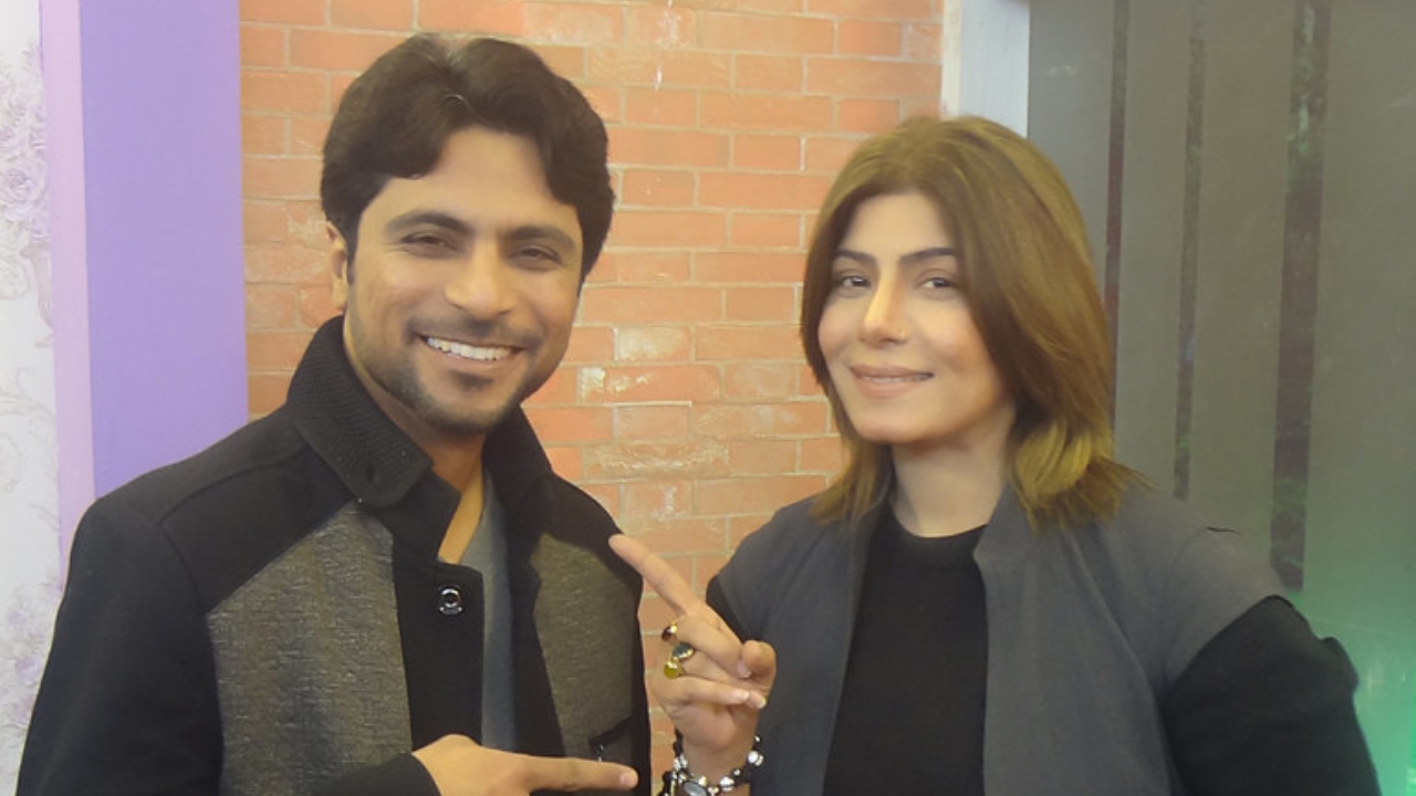 Image Of Kamran Hayat With Shabnam Majeed